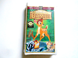 Walt Disney Bambi VHS Tape Masterpiece Collection 55 Anniversary Limited... - £7.83 GBP