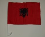 Moon 12x18 Wholesale Lot 12 Albania Albanian Car Vehicle 12&#39;&#39;x18&#39;&#39; Flag ... - £46.37 GBP