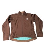 The North Face Apex Bionic Softshell Jacket S/P Brown Aqua Full Zip ANC4 - £30.43 GBP