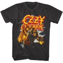 Ozzy Osbourne Bark at The Moon Werewolf Men&#39;s T Shirt Screams Now He Has Risen - £24.74 GBP+