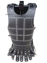 NauticalMart Leather Men&#39;s Black Breastplate Wearable Halloween Costume - £195.73 GBP