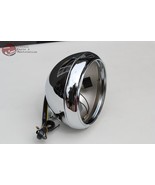 Motorcycle Smooth Chrome 7&quot; Head Light Lamp Bulb Bucket Housing Heritage... - €76,73 EUR