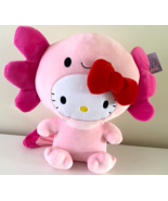 Giant Hello Kitty Plush Toy dressed as AXOLOTL 17 inch Tall Pink by Sanr... - $58.79