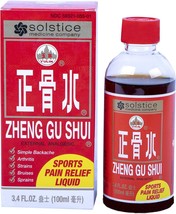 Zheng Gu Shui External Analgesic Sports Pains Relief  (3.4 Fl Oz) (Solst... - £15.46 GBP