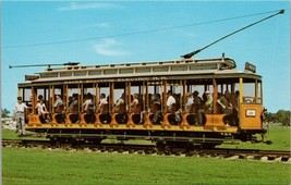 Vintage Trolleys Midwest Old Settlers &amp;Threshers Mt Pleasant Iowa Postcard PC555 - £3.98 GBP