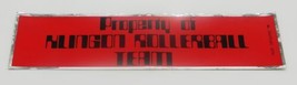 Star Trek Property of Klingon Rollerball Team Foil Bumper Sticker NEW UN... - $3.99