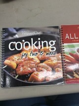 Vintage CookBook Spiral Pampered Chef Set Of 2 Books All The Best &amp; Cooking  3 - £31.96 GBP