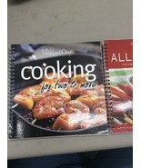 Vintage CookBook Spiral Pampered Chef Set Of 2 Books All The Best &amp; Cook... - £31.38 GBP