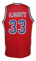 Charlie Scott Custom Virginia Squires Aba Retro Basketball Jersey Red Any Size image 2