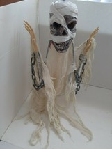 Iron Maiden Grim Reaper Mummy Skull Raise Dead Hanging Halloween Décor Chains - £56.16 GBP