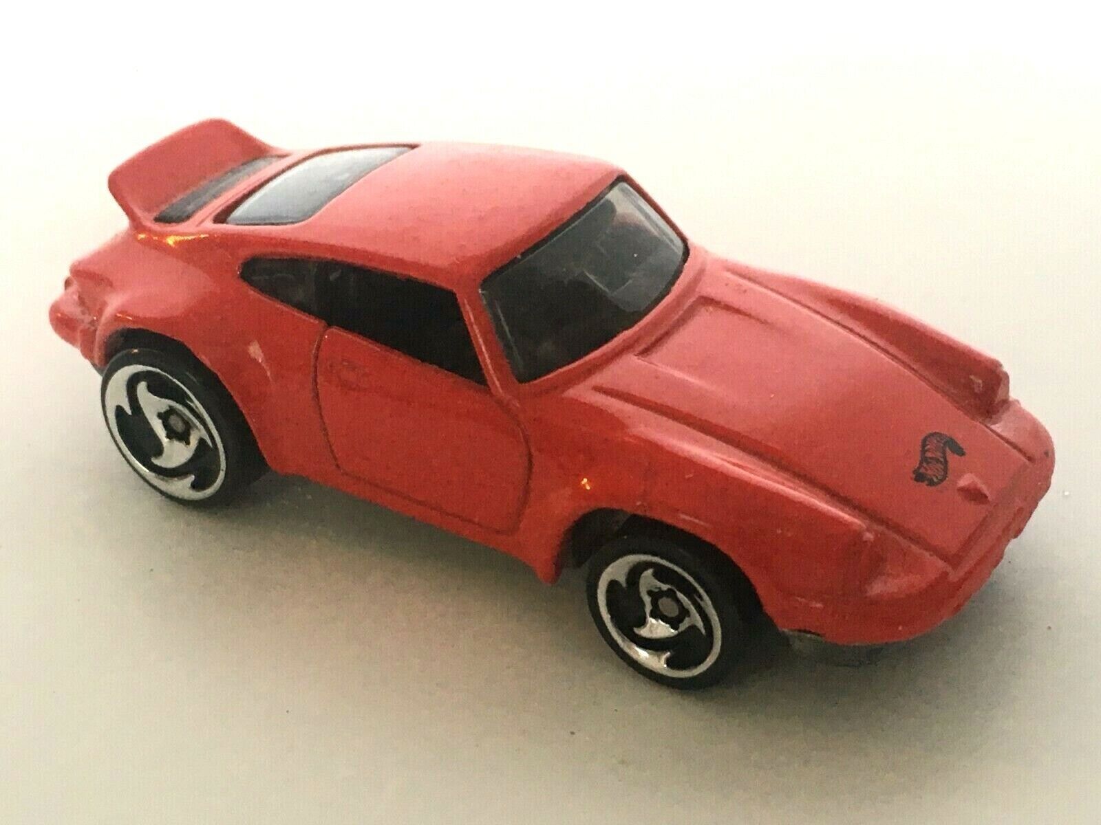 Primary image for Hot Wheels Red Porsche 911 1986 P-911 Toy Sports Car Saw Blade Wheels