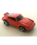 Hot Wheels Red Porsche 911 1986 P-911 Toy Sports Car Saw Blade Wheels - £7.89 GBP