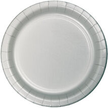 Silver Dessert Plates (24) - Party Supplies - $2.86