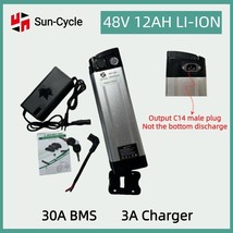 48V 12Ah EBIKE Battery Pack Lithium Ion BMS Electric Bicycle Charger 1000W Motor - £141.44 GBP