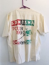 Vtg. Carlos Santana Tour Tee Shirt 1992 Size L Single Stitch Guitarist Rare - £445.89 GBP