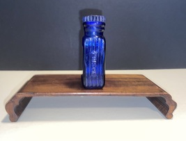Early1900&#39;s Cobalt Blue Poison Bottle  - £35.38 GBP