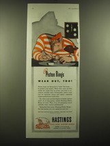 1947 Hastings Steel-Vent Piston Rings Ad - Piston Rings wear out, too - £14.55 GBP