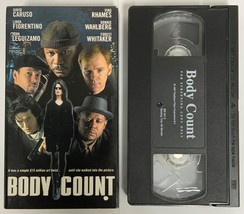 Body Count VHS Promo Screener Demo Crime Drama Thriller David Caruso Vin... - $9.89