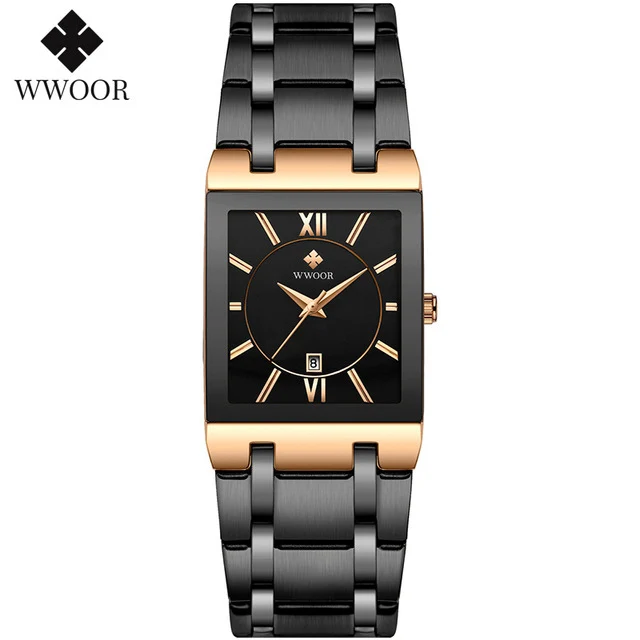  2024 Fashion Mens    Wrist Watch Square Waterproof Geneva Design Mens Clock  Ma - £87.12 GBP