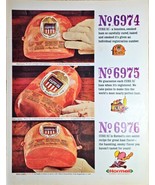 1968 Vintage Print Ad Hormel Ham Cure 81 Cured Baked And Smoked Guaranteed - $16.11 CAD