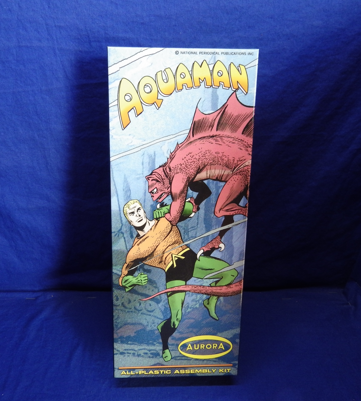 Aurora Long Box 1960s Style "Aquaman"  Model Box  - $39.95