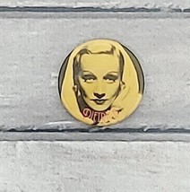 Marlene Dietrich Pinback Button Pin VTG Hollywood Golden Era Movie Star Actress - £13.40 GBP