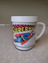 Vintage 1978 Superman Tumbler Thermal Cup DC Comics Christopher Reeve Movie - £6.75 GBP