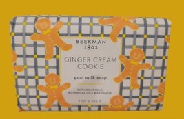 Beekman 1802 Goat Milk Soap Bar Ginger Cookie Cream LARGE 9oz New W/Bota... - £12.42 GBP
