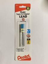 Pentel - Super Hi-Polymer LEAD - 0.7mm Med - HB (12 Pieces of Lead) - $6.75