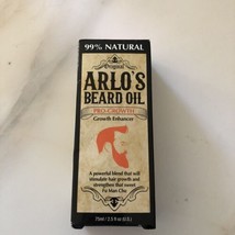 Arlo&#39;s Beard Oil Pro Growth &amp; Strengthen Enhancer 2.5 oz / 75 mL 99% Natural - £14.58 GBP