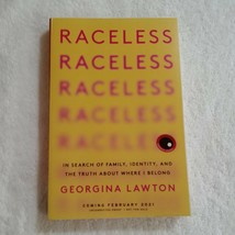 Raceless by Georgina Lawton (2021, UNCORRECTED PROOF, Trade Paperback) - $2.25