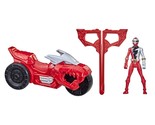 Power Rangers Dino Fury Rip N Go T-Rex Battle Rider and Dino Fury Red Ra... - £21.88 GBP