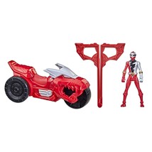 Power Rangers Dino Fury Rip N Go T-Rex Battle Rider and Dino Fury Red Ranger 6-I - £22.11 GBP