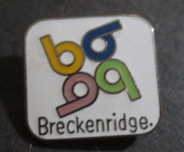 BRECKENRIDGE SKI RESORT Lapel Pin BACK  3/4 inches square - $9.65