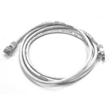 MONOPRICE, INC. 3382 CAT5E 24AWG UTP PATCH CABLE_ 5FT WHITE - £17.31 GBP
