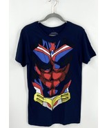 Funimation My Hero Academia Mens T Shirt Size S Navy Blue Red Graphic Te... - €17,25 EUR