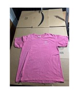 Sassy Frass Pink Top T-shirt Large, Stay Wild Graphic Print, Vintage Log... - $13.86