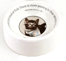 A Very Fine Cat Past Times Feeding Bowl England - £19.73 GBP