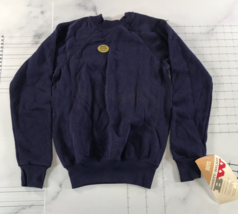 Vintage Bassett-Walker Rundhals Sweatshirt Jungen M 10-12 Marineblau Acryl - £22.32 GBP