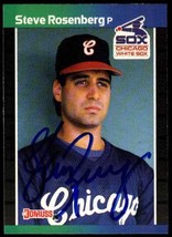 Steve Rosenberg Signed Autographed 1989 Donruss Baseball Card - Chicago White So - £3.87 GBP