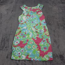 Lilly Pulitzer Dress Womens 2 Casual Lightweight Sleeveless Bright Floral Lined - £23.18 GBP