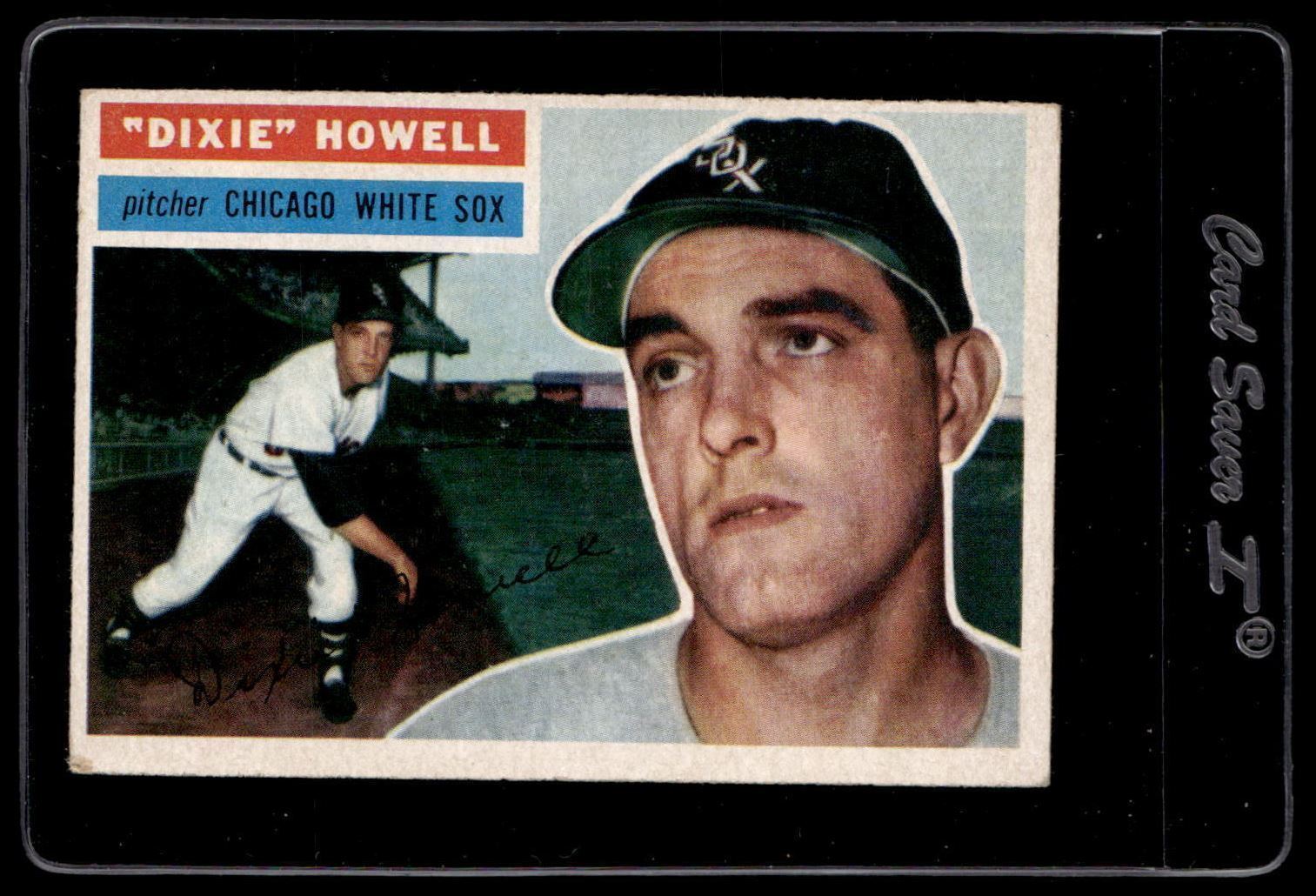 Primary image for 1956 Topps #149a Dixie Howell White Back B104R2 VG-EX