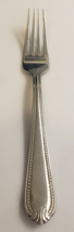 Lenox BEAD Glossy Stainless Steel PLUME (8" Standard Dinner Fork) 18/10 Flatware - $16.99