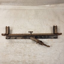 Vintage Saw Blade Sharpening Clamp Vise Work Bench Mount Tool Antique - £23.49 GBP