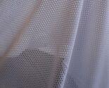 Sport Mesh White Polyester Mesh Netting 58" Wide Fabric by the Yard D466.04 - $3.99
