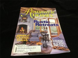 Romantic Homes Magazine September 2001 Rustic Retreat, Vintage Linens - $12.00