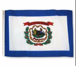 State of West Virginia 12&quot;x18&quot; Sleeved Polyester Garden Flags - £2.99 GBP