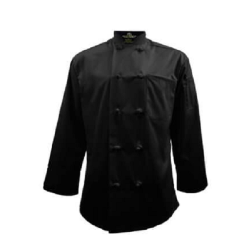 Natural Uniforms Knot Button Chef Coat with Thermometer Pocket Kitchen U... - $21.99