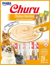 Inaba Cat Churu Chicken 20Ct/5Z Variety Bag - $21.73