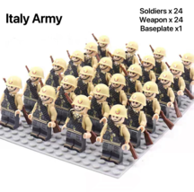 WW2 Military Soldiers Set Building Blocks Mini Action Figures for kids Toy - £18.95 GBP